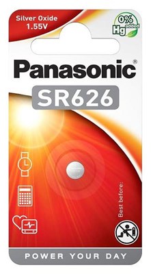 BATERIA SREBROWA MINI  377 / SR626SW 1,55V PANASONIC (OP=1SZT)