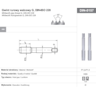 GWINTOWNIK G  7/8  NGRA/2 DIN-5157 HSS