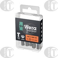 BIT 1/4”- H 4- 50MM  IMBUS  IMPAKTOR  WERA  /OP. 5 SZT/