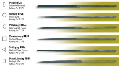 PILNIKI ZESTAW IGIELKOWE RPJ-6 160/80-1 /KI-06-16-000-00-31-0/