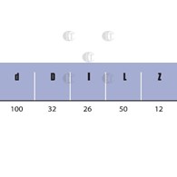 FREZ NASADZANY FI 100,0  50 Z12 d32 HSS