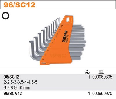 KLUCZE TRZPIEN.96/SC12    BETA