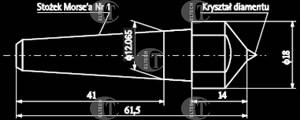 OBCIAGACZ DIAM.M-1020 3,00 CT MK 1