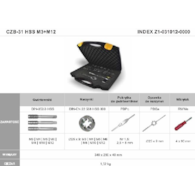 ZESTAW NARZEDZI DO GWINTOWANIA M3-M12 HSS CZB-31