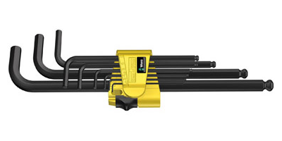 KLUCZE IMBUS.  5/64 -3/8   Z KULKA  950 PKL/9 SZ / CZARNE. /WERA