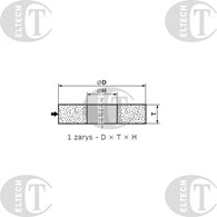 TARCZA T1-A- 200/25/32 38A60KV/ 99A 60K VB-35 CZERWONA