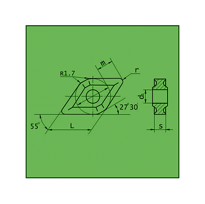 PLYTKA DCGT 11T308-AS IC20 /OF.9175621/