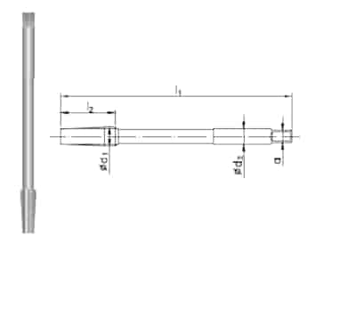GWINTOWNIK M 5 NGMF LH (6H) HSS