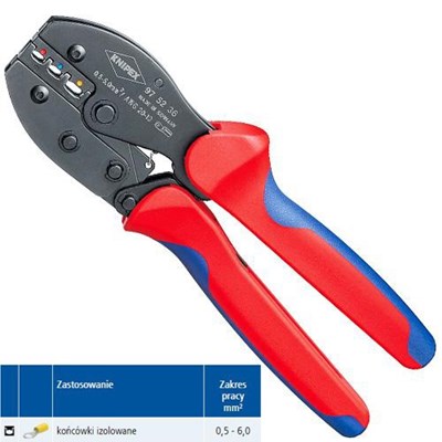 SZCZYPCE DO KONEKT.OCZKOWYCH 0.5-6.0 MM2    KNIPEX