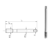GWINTOWNIK G  1/4  DIN-5156C HSSE 800