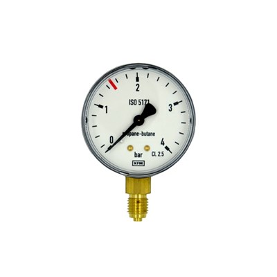 MANOMETR M63  0- 4 BAR PROPAN-BUTAN