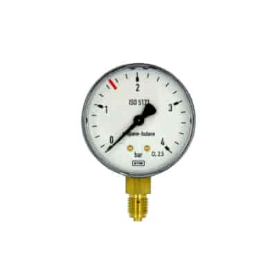 MANOMETR M63  0- 4 BAR PROPAN-BUTAN