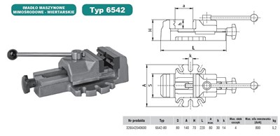 IMADLO 6542- 80 WIERT.MIMOSR.