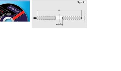TARCZA T41 180/2,5/22,2 A30S-BF ATLAS