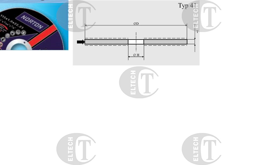 TARCZA T41 180/2,5/22,2 A30S-BF ATLAS