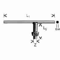 KLUCZ DO UCHWYTU PTRK-13 WIERT. BOSCH