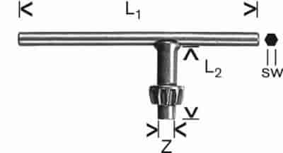 KLUCZ DO UCHWYTU WIERT. BOSCH