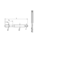 GWINTOWNIK BSW  1/4-20 DIN-371C R40 HSSE 800