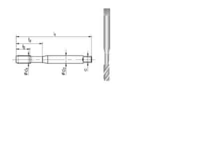 GWINTOWNIK BSW  1/4-20 DIN-371C R40 HSSE 800