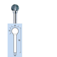 PILNIK OBROTOWY KUD FI 10  9/ 53 HA6 ALU HM KULISTY