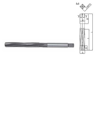 ROZWIERTAK RECZNY FI  5,00 (H7)  44/87MM DIN 206-B SKRETNY HSS