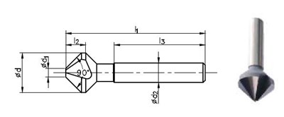 POGLEBIACZ DIN 335-C 90 * 8.3 HSS
