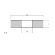 TARCZA T1-A- 150/20/20 99A150P BPE BIALA