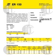 ELEKTRODA ER 150 4.00/ 5.0BL
