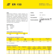 ELEKTRODA ER 150 4.00/ 5.0BL