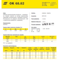 ELEKTRODA OK 68.82 3.20/1.7 /KARTON 5.1KG/ VP