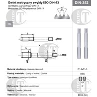 GWINTOWNIK M14 NGMM/2 DIN-352/2 (6H) HSS