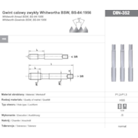 GWINTOWNIK BSW  1/2-12 NGWB/3 DIN-352 HSS