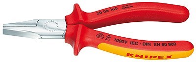 SZCZYPCE PLASKIE 160  1000V KNIPEX