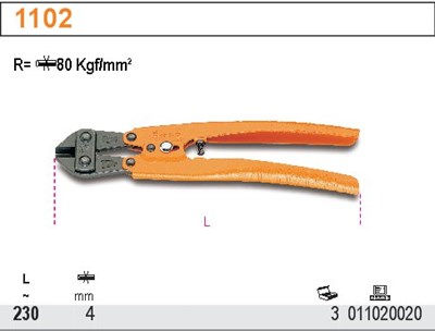 NOZYCE DZWIGNIOWE 8 200MM  BETA