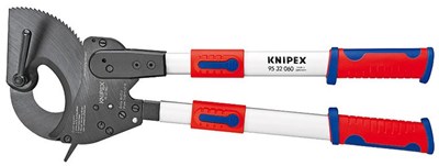 NOZYCE DO KABLI Z MECHANIZMEM ZAPADKOWYM  KNIPEX