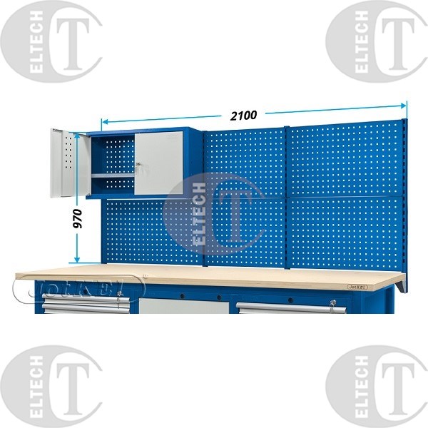 NADBUDOWA STOLU 2100 2-MODULOWA Z SZAFKA