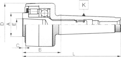 KIEL TOKARSKI OBROTOWY 8832-5/I KORPUS