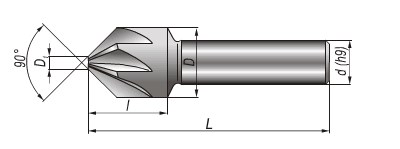 POGLEBIACZ DIN 335-B 90 *50