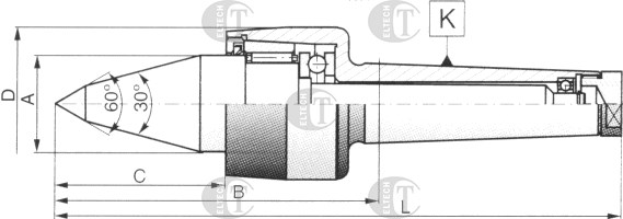 KIEL TOKARSKI OBROTOWY 8824-2