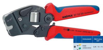 SZCZYPCE DO KONEKT.TULEJKI 10/16 MM2   KNIPEX