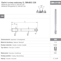 GWINTOWNIK G  1/2  DIN-5156C R40 HSSE 800