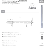 GWINTOWNIK M 5 NGMF (6H) HSS