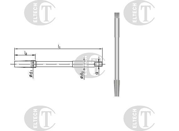 GWINTOWNIK M10 NGMF LH (6H) HSS