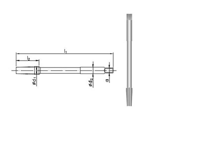 GWINTOWNIK M12 NGMF LH (6H) HSS