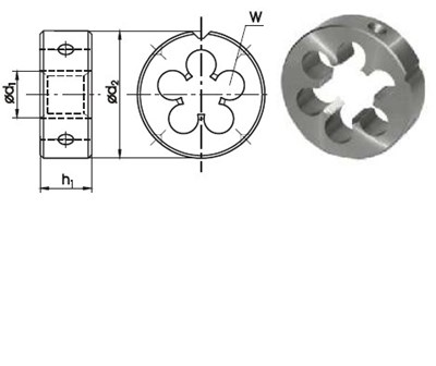 NARZYNKA UNF 1 -12 DIN-22568 (2A) HSS 800