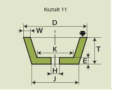 TARCZA T1102 125/40/20 99A 46K BIALA