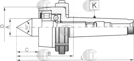 KIEL TOKARSKI OBROTOWY 8815-3/I