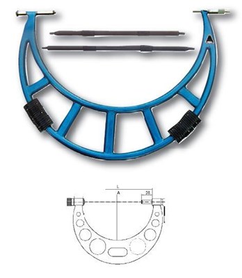 MIKROMETR 800-900 PRZESUWNE KOWAD.
