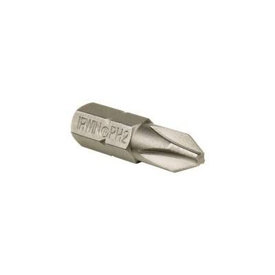 BIT 1/4”- PH2- 25MM  PHILLIPS  TIN (PAKOWANE PO 10 SZT.)  IRWIN