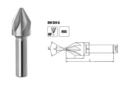 POGLEBIACZ DIN 334-A 60 *20